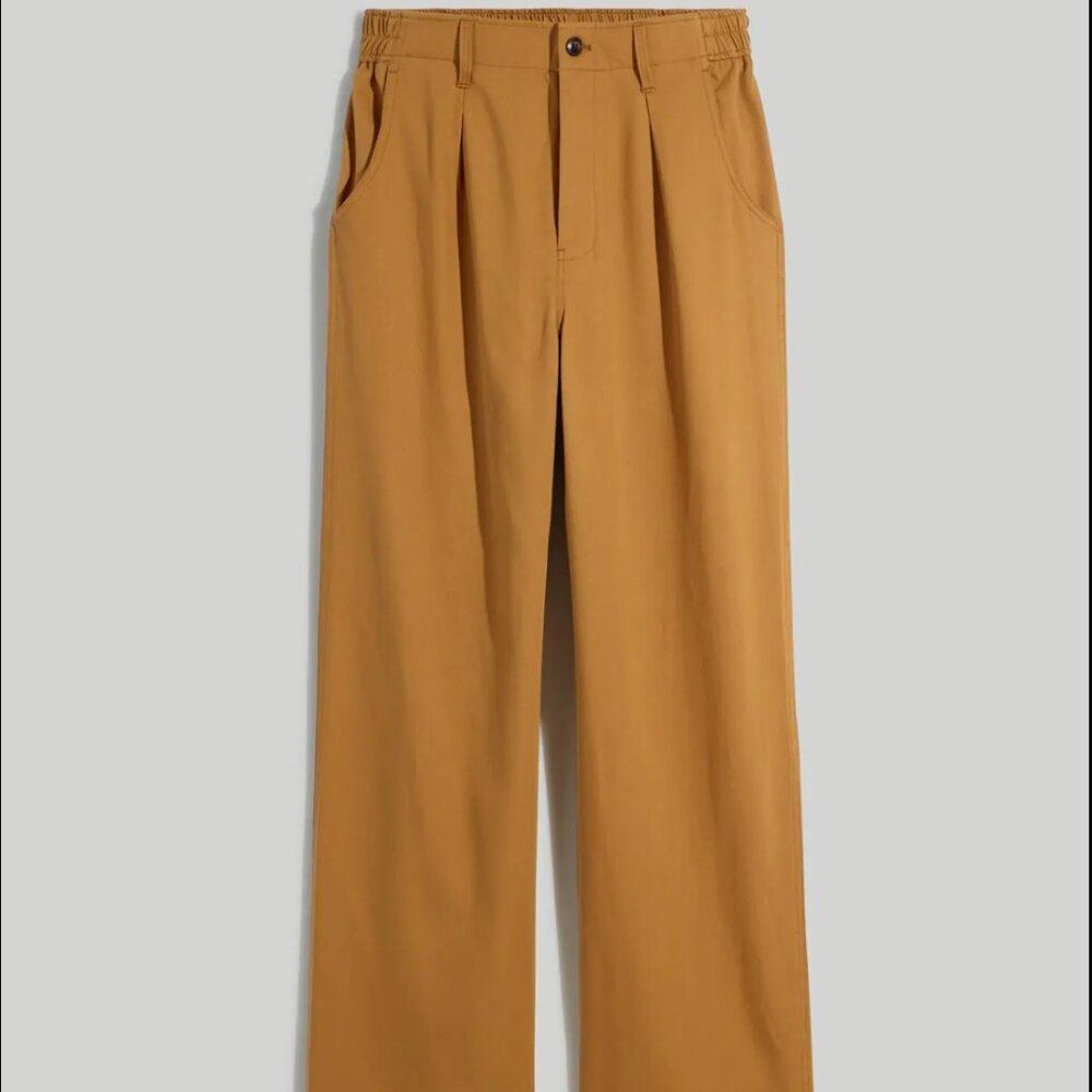 NWT Madewell The Neale Straight-Leg Pant in Drapeweave- 12 - Picture 5 of 11